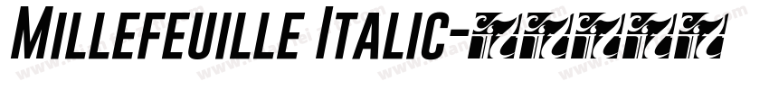 Millefeuille Italic字体转换